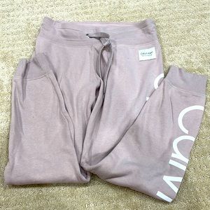 Calvin Klein dusty rose sweatpants